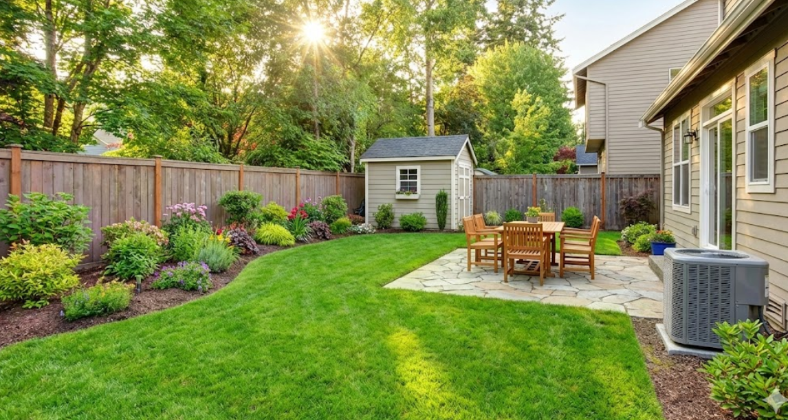 Renovated room after completion
